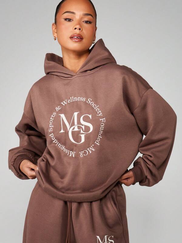 missguided MISSGUIDED Oversized Hoodie With Drawstring Pocket