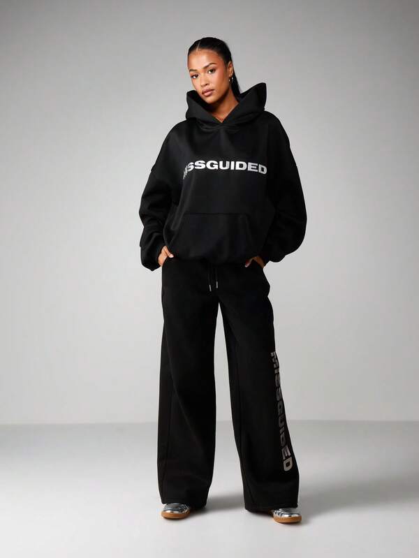 Missguided MISSGUIDED Oversized Hoodie With Front Pocket