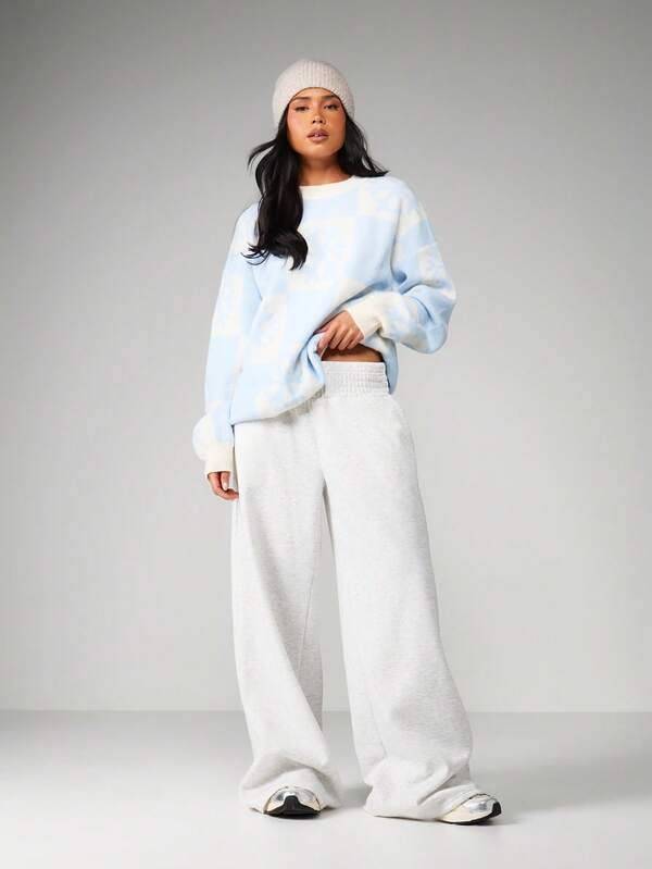 Missguided MISSGUIDED Oversized Jacquard Knit Christmas Pullover With Festive Pattern