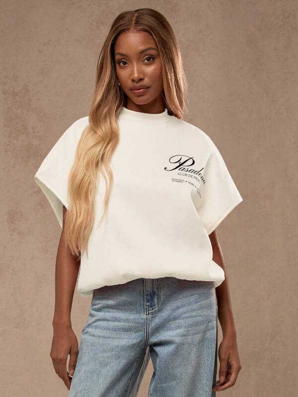 Missguided MISSGUIDED Oversized Sleeveless Comfort Sweatshirt Top