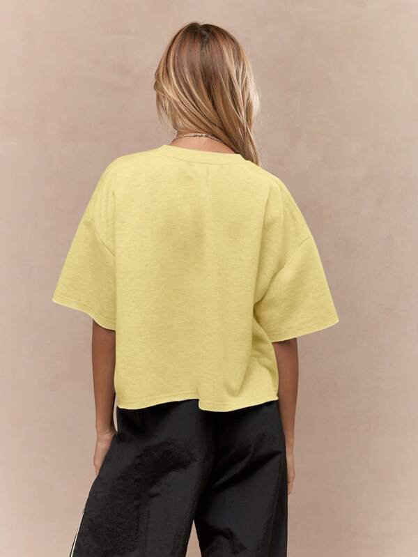 Missguided MISSGUIDED Oversized Soft Relaxed Fit Women T-Shirt
