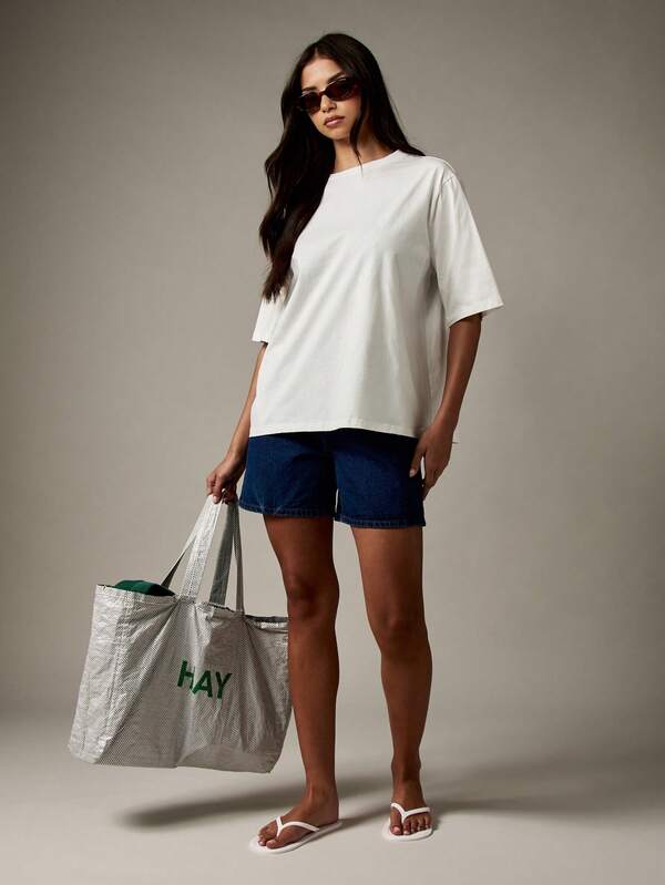 Missguided MISSGUIDED Oversized T-Shirt With Back Message Print