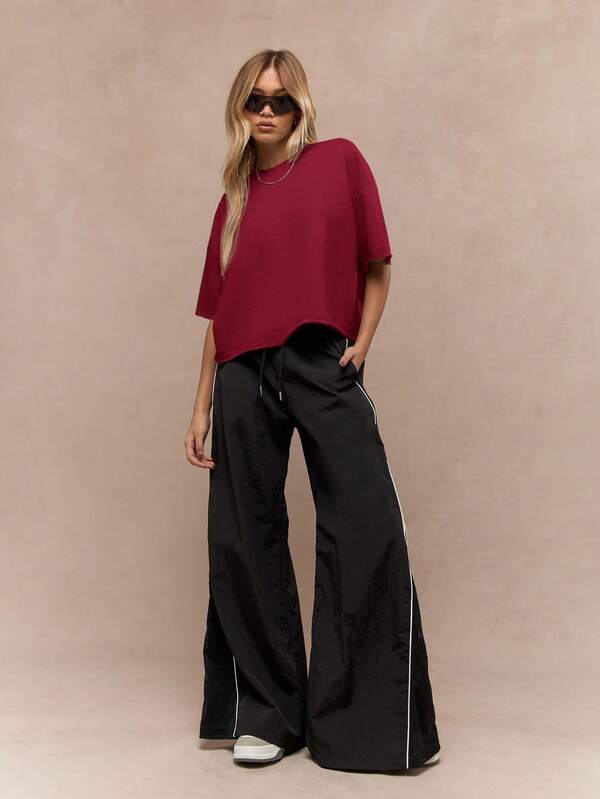 Missguided MISSGUIDED Oversized T Shirt With Dropped Shoulders