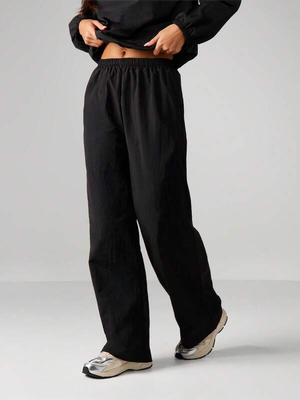 missguided MISSGUIDED Oversized Track Pants With Elastic Waistband