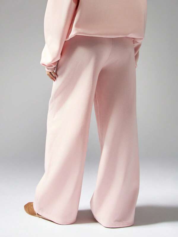 Missguided MISSGUIDED Oversized Wide Leg Cozy Soft Lounge Sweatpants