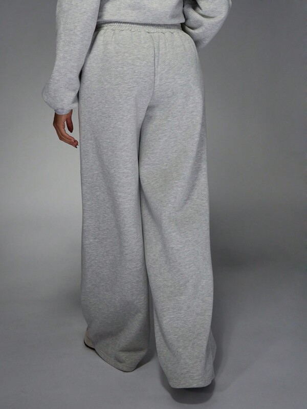 Missguided MISSGUIDED Oversized Wide Leg Sweatpants With Side Pockets