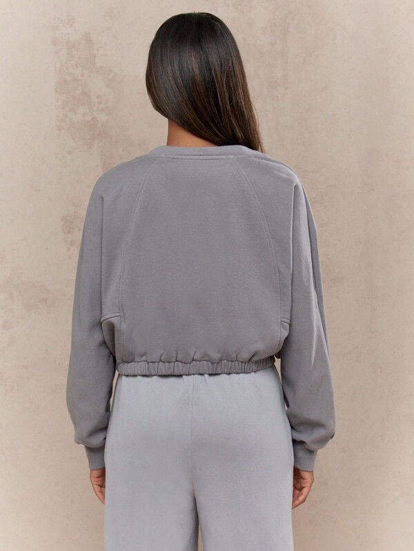 Missguided MISSGUIDED Oversized Zip Through Bomber Jacket