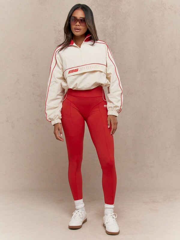 missguided MISSGUIDED Performance Half Zip Athletic Track Jacket