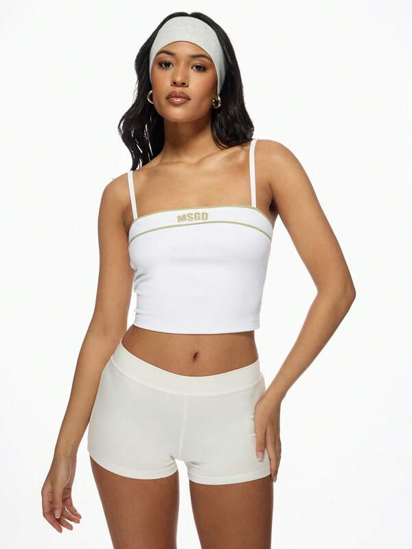 missguided MISSGUIDED Performance Sleeveless Crop Top Activewear