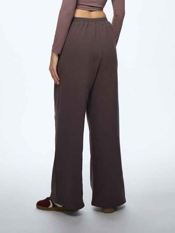 Missguided MISSGUIDED Pin Tuck Wide Leg Sweatpants For Women