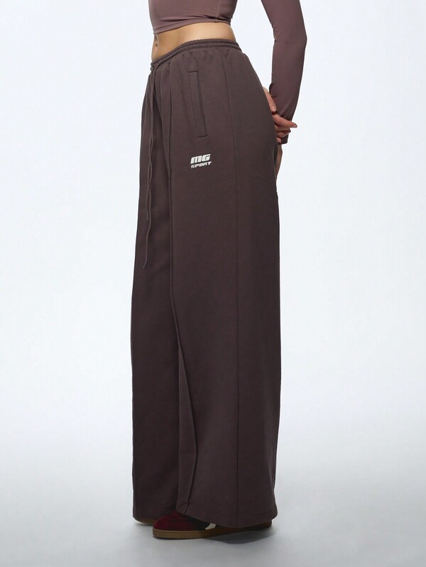 Missguided MISSGUIDED Pin Tuck Wide Leg Sweatpants For Women