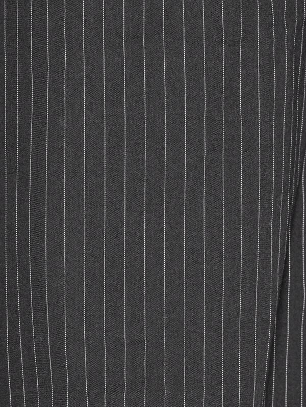 Missguided MISSGUIDED Pinstripe Wide Leg Pants Blazer Set