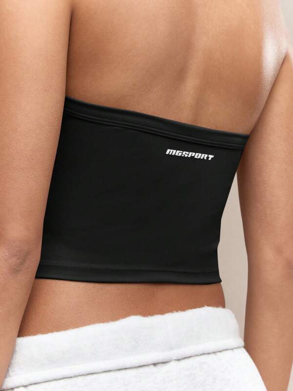 Missguided MISSGUIDED Racerback Active Performance Sleeveless Crop Tank