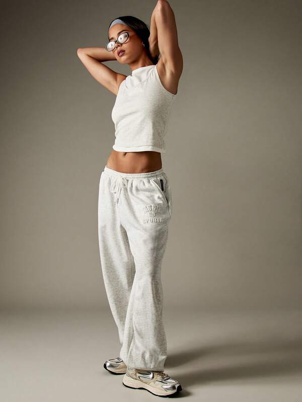 Missguided MISSGUIDED Relaxed Cuffed Joggers With Drawstring Waist