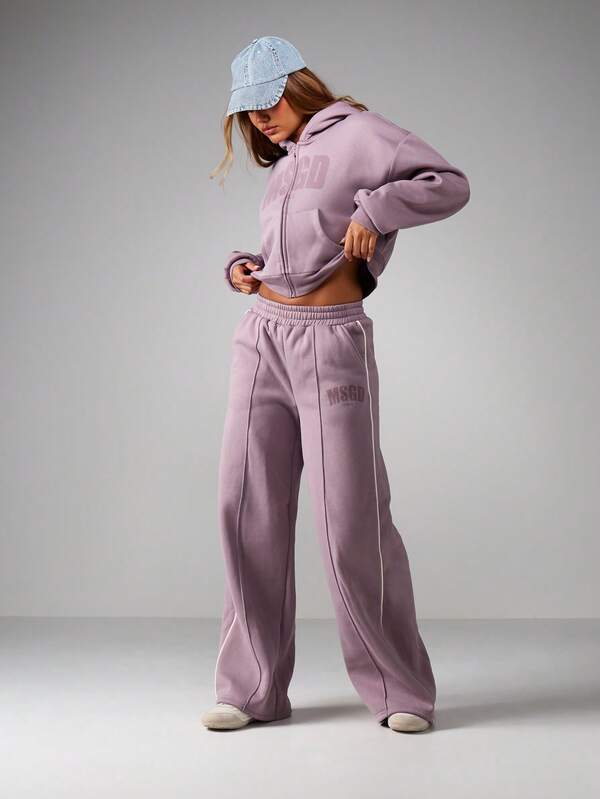 Missguided MISSGUIDED Relaxed Wide Leg Joggers With Elastic Waist