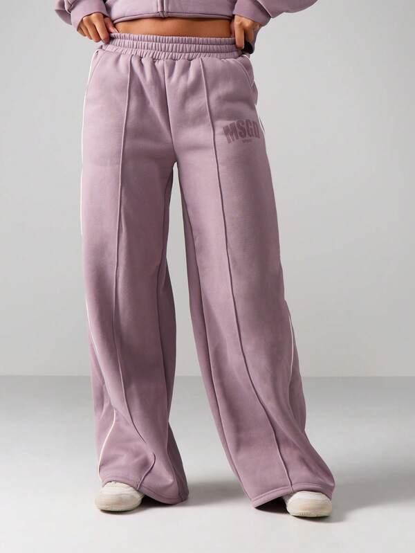 missguided MISSGUIDED Relaxed Wide Leg Joggers With Elastic Waist