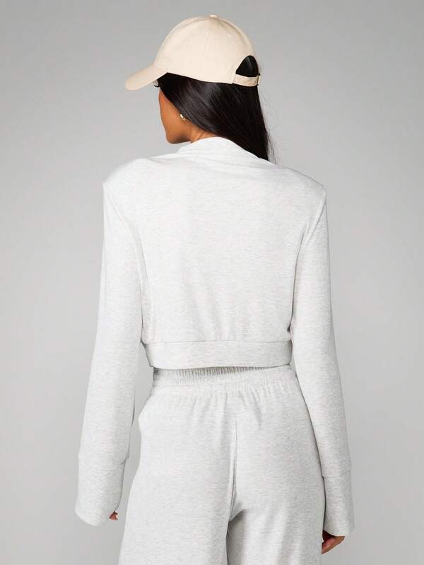 Missguided MISSGUIDED Ribbed Knit Long Sleeve Crew Neck Pullover