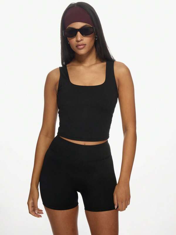 missguided MISSGUIDED Seamless Performance Sports Tank Top