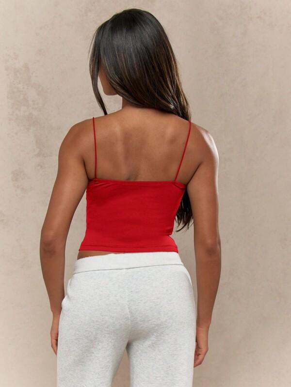 Missguided MISSGUIDED Seamless Ribbed Crop Bandeau Tank