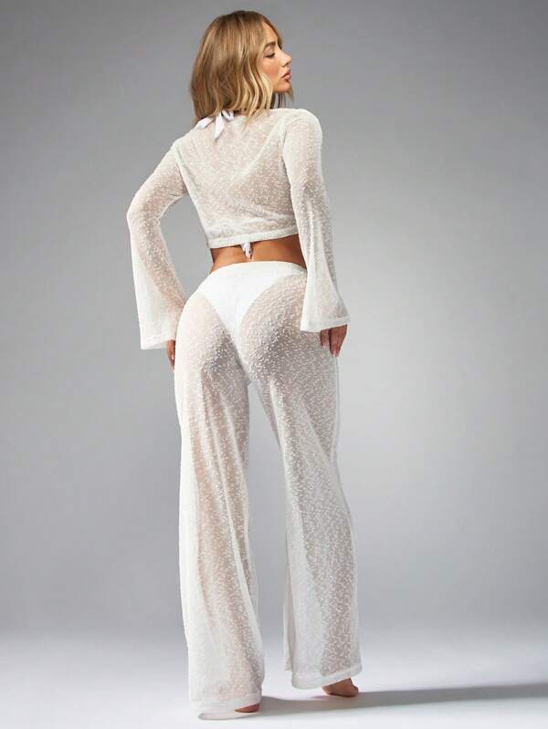 Missguided MISSGUIDED Sequin Mesh Co-Ord Two-Piece Set