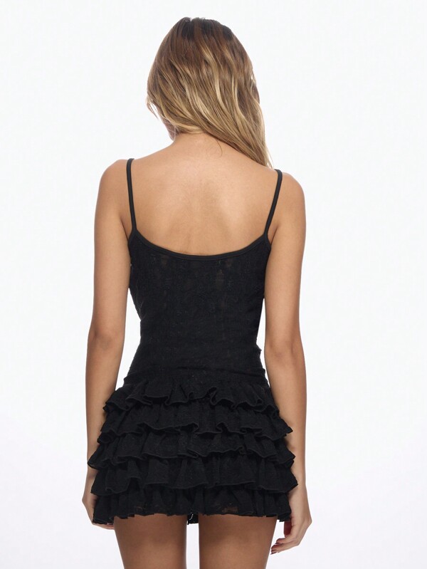 Missguided MISSGUIDED Sleeveless Lace Crop Cami Tank Vest With Buttons