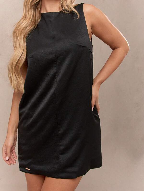 Missguided MISSGUIDED Sleeveless Straight A-Line Mini Dress