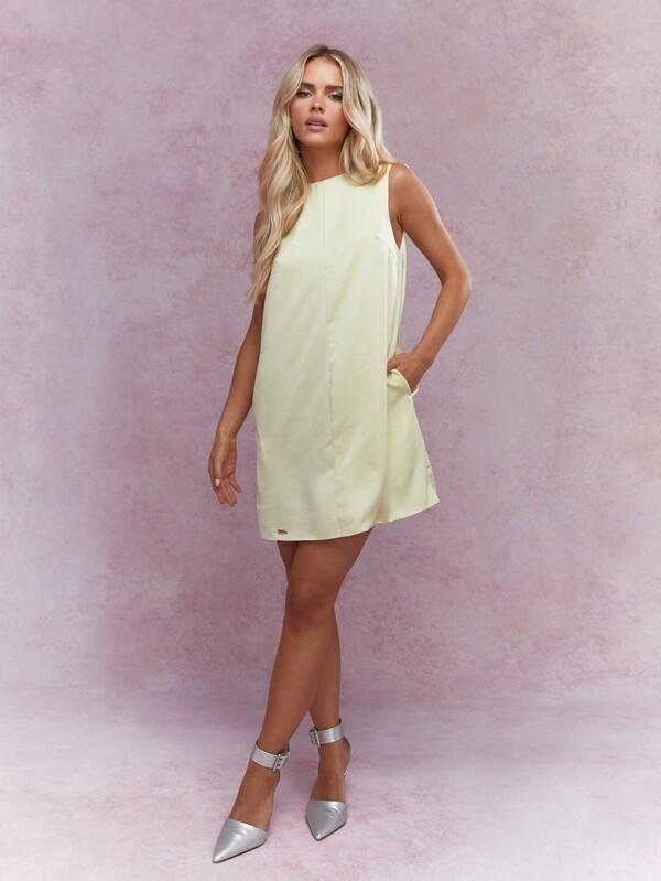 Missguided MISSGUIDED Sleeveless Straight A-Line Mini Dress Cute Sundress