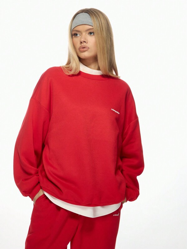 missguided MISSGUIDED Soft Cozy Oversized Pullover Sweatshirt