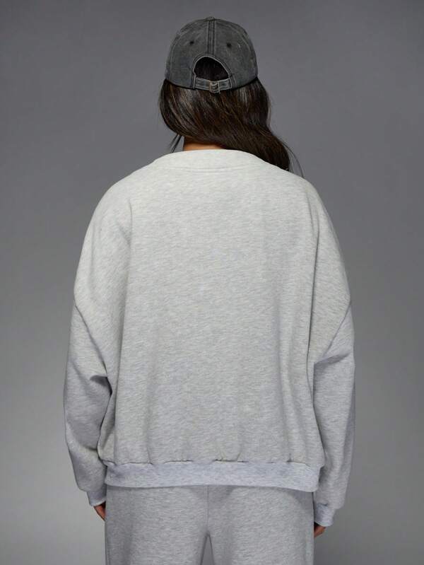 Missguided MISSGUIDED Soft Knit Fleece Lined Slouchy Outerwear With Pockets