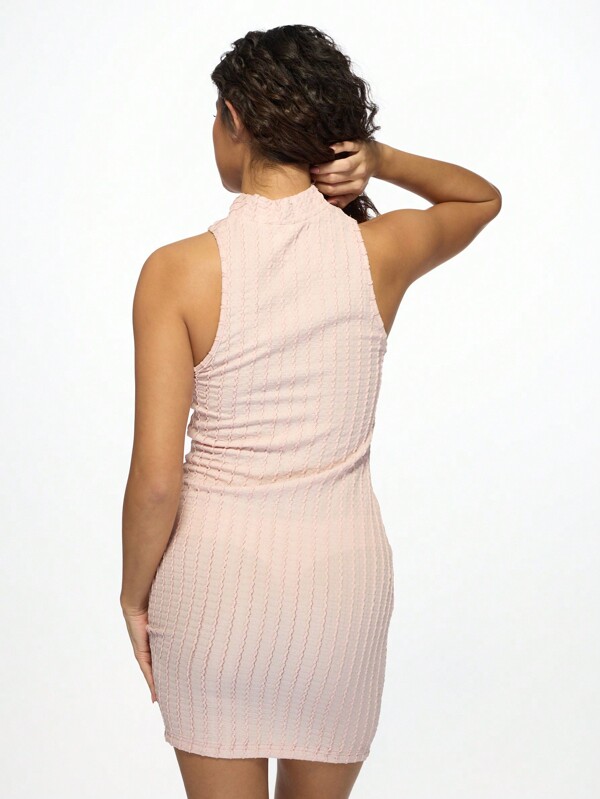 Missguided MISSGUIDED Strapless Bandeau Bodycon Ruched Front Mini Dress With Choker