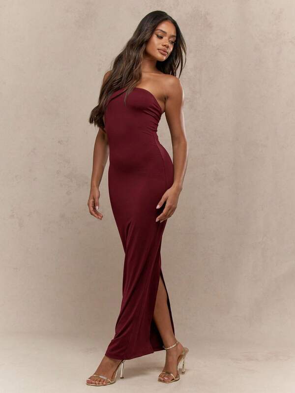 Missguided MISSGUIDED Strapless Bodycon Midaxi Dress With Empire Waist