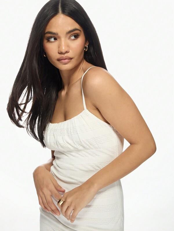 Missguided MISSGUIDED Strapless Bodycon Mini Dress With Ruched Bust Detail