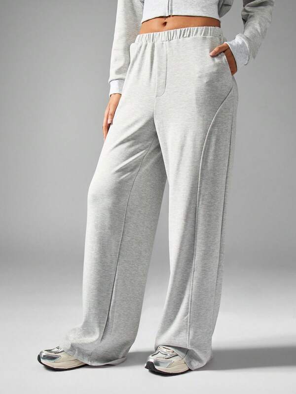 Missguided MISSGUIDED Tailored High-Rise Wide-Leg Athleisure Sweatpants