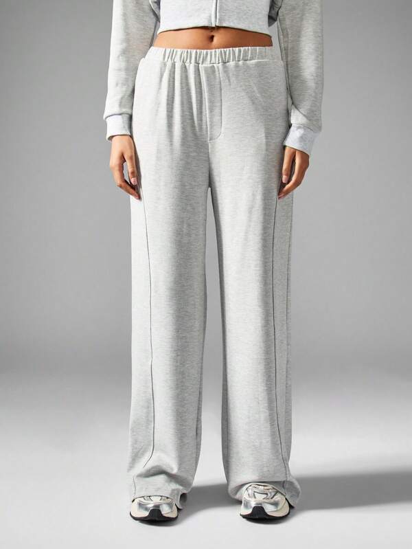 missguided MISSGUIDED Tailored High-Rise Wide-Leg Athleisure Sweatpants
