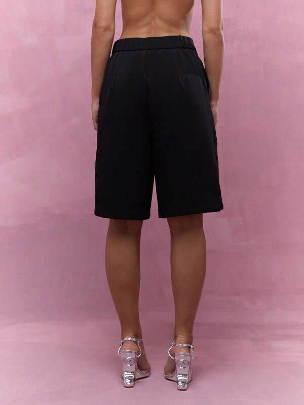 Missguided MISSGUIDED Tailored Pleated Bermuda Short Pants