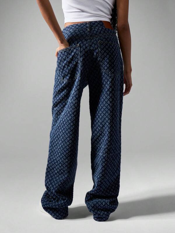 Missguided MISSGUIDED Vintage High Rise Straight Leg Nibble Jeans