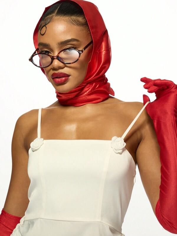 Missguided MISSGUIDED Vintage-Inspired Mini Dress With Rose Details Ruched Side Detail