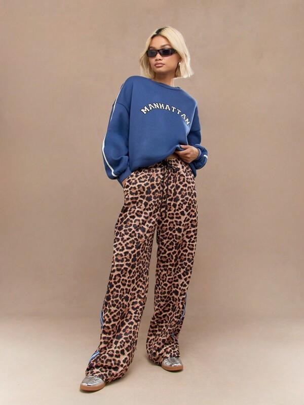 missguided MISSGUIDED Vintage Oversize Varsity Sweatshirt