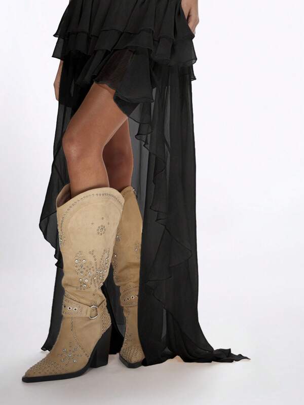 Missguided MISSGUIDED Waterfall High Low Maxi Asymmetrical Skirt