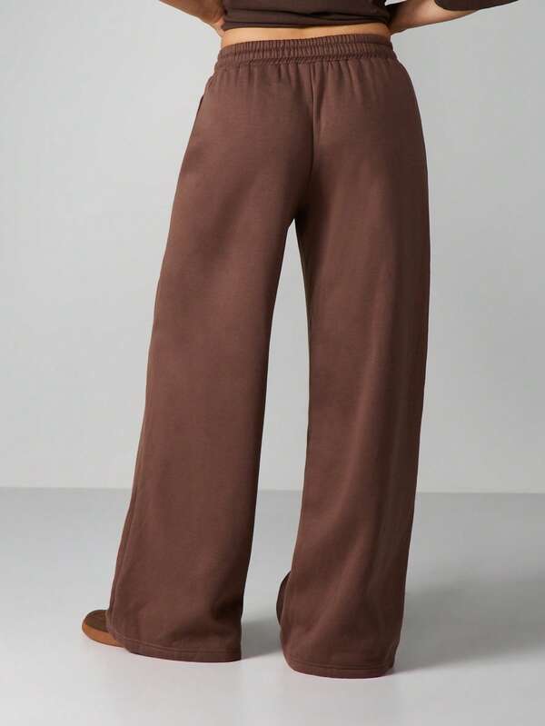 Missguided MISSGUIDED Wide Leg Drawstring Sweatpants