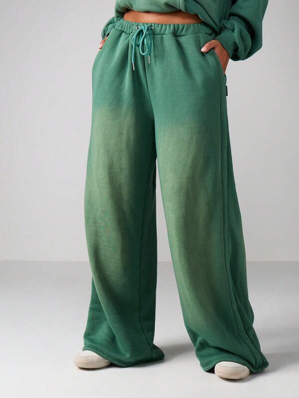 missguided MISSGUIDED Wide Leg Drawstring Sweatpants With Pockets