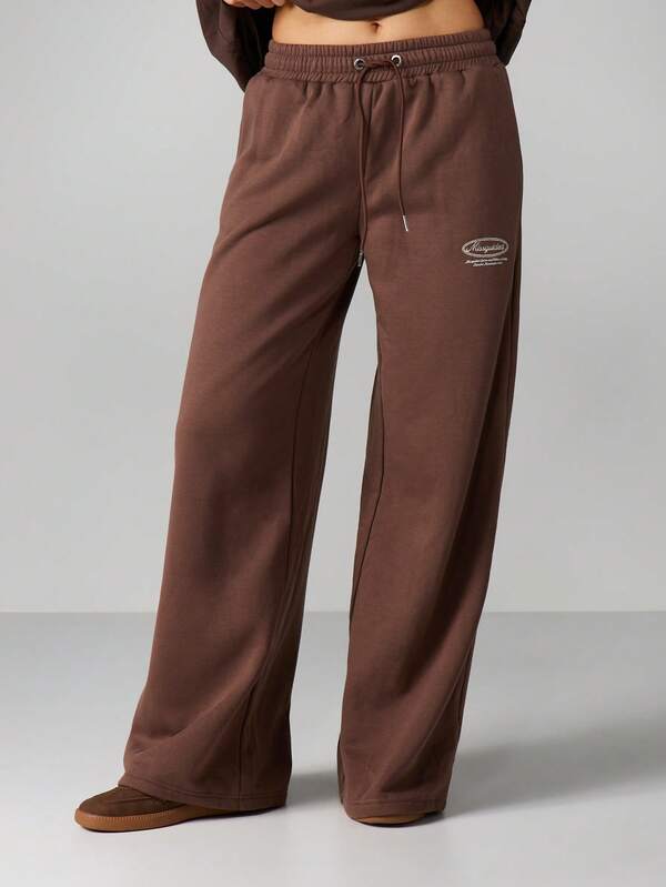 missguided MISSGUIDED Wide Leg Drawstring Sweatpants