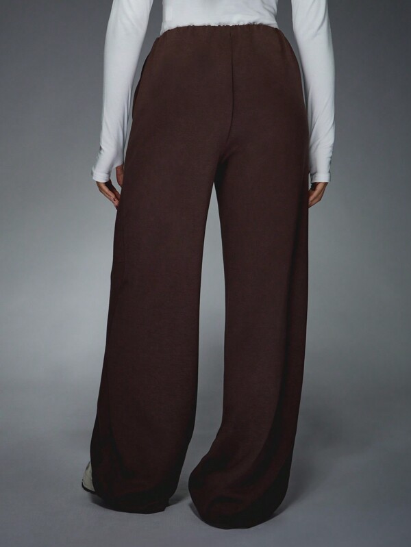Missguided MISSGUIDED Wide Leg Elastic Waistband Sweatpants