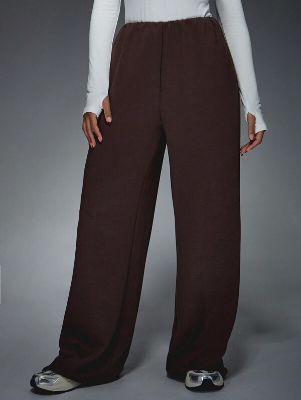 missguided MISSGUIDED Wide Leg Elastic Waistband Sweatpants