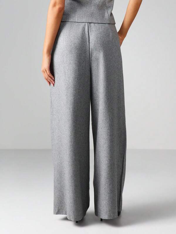 Missguided MISSGUIDED Wide Leg High Waisted Dress Pants