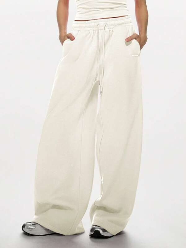 missguided MISSGUIDED Wide Leg Oversized Fit Casual Sweatpants