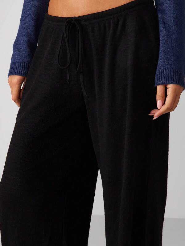 Missguided MISSGUIDED Wide Leg Palazzo Pants With Drawstring