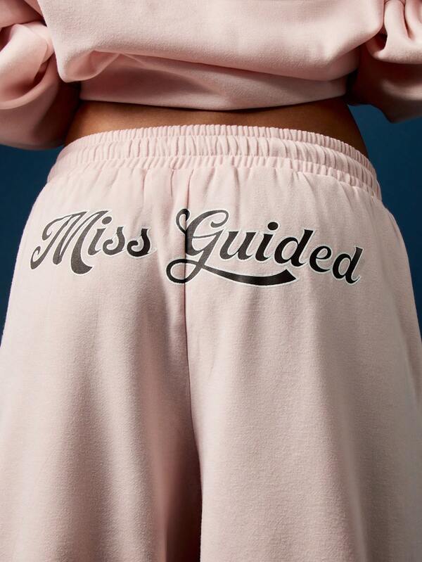 Missguided MISSGUIDED Wide Leg Sweatpants With Drawstring And Elastic Waist