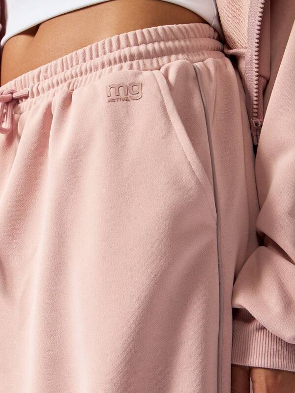 Missguided MISSGUIDED Wide Leg Sweatpants With Drawstring And Pockets