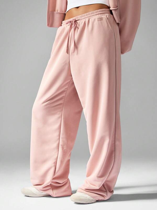 missguided MISSGUIDED Wide Leg Sweatpants With Drawstring And Pockets